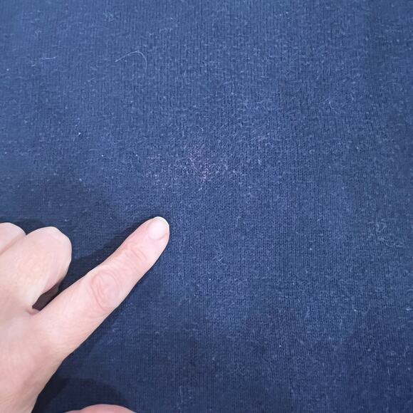 White Stuff Organic Cotton Blend Navy Blue Sweater Small - Picture 8 of 12